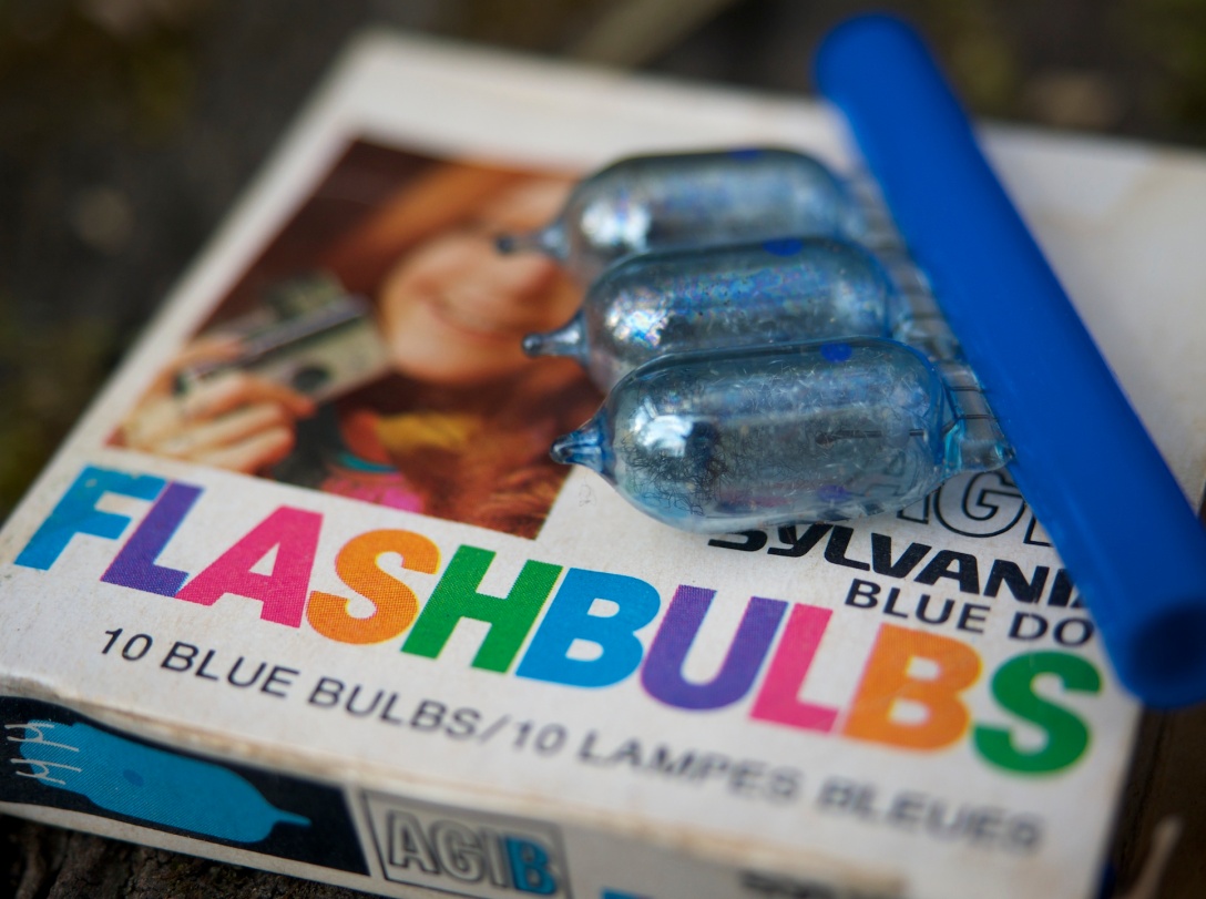 Sylvania Flashbulbs. Found while clearing boxes during the move from Upwey in March 2014. - close & short